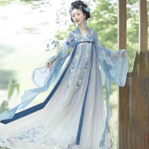 Han Chinese Clothing Female Sea Sling Chest-High Dress Elements Improved Daily Hanfu Super Spring and Summer