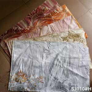 New Style Jacquard Fabric Custom Color Unique Pattern Beauty Wedding Dress Fabric