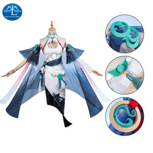 Honor of Kings Gongsun Li  Cosplay Costume Game High-End Clothing Dress Accessories Outfit Carnivial Party