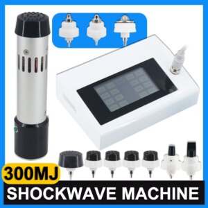 Shockwave Therapy Machine Pain Relief Body Massager ED Treatment Tennis Elbow 300mj Shock Wave Massage Relax Physiotherapy