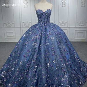 Stylish Women’s Quinceanera Ball Dresse Sleeveless Sweetheart Sequins Lace Formal Occasion High Quality Party Gown Prom DY1133