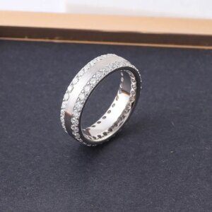 Provence Trendy Men’s Rings 10KGold DEF/VS Lab Grown Diamonds Hip Hop Style Party Jewelry full band Ring Personalized Custom