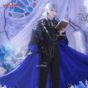 UWOWO Sunday Cosplay Game Honkai Star Rail Sunday Black Suit Cosplay Costume Man Male Costume Halloween Costume