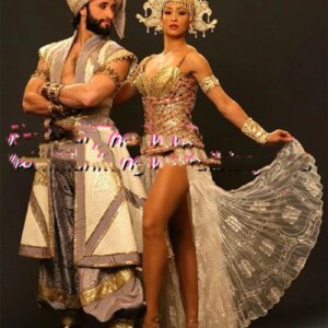 Customized bar gogo exotic costume national costume