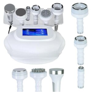 Portable 6 in 1 80k ultrasonic sliming machine Vaccum cavitation body shaper weight loss anti-cellulite spa equipment