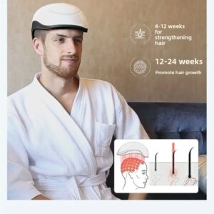 80 Diode Laser Lights Therapy Hair Growth Helmet Promote Hair Regrowth Massage Cap Anti Hair Loss Device Treatment Scalp Relax