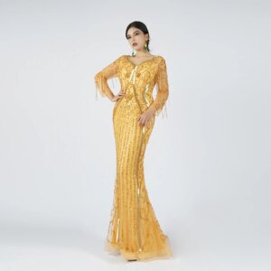 Luxury Evenind Dress For Women 2024 Heavy Ringe Diamond Nail Bead Mom Party Prom Dress M37 платье вечернее