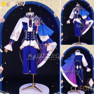 COFUN PJSK Tenma Tsukasa Cosplay Costume Project Sekai Cos Fashion Uniform Game Suit Halloween Party Outfit Clothing Unixex New
