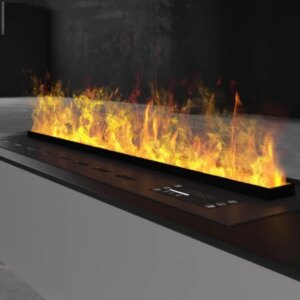 5 year warranty led 3d atomization steam water vapour electric fireplace humidifier