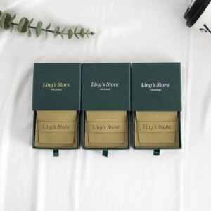100Pcs Print Logo Paper Cardboard Jewelry Box Microfiber Velvet Suede Mini Packaging Bags Pendant Festival Gift Storage Pouches