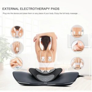 Electrotherapy Pulse MassageTool Improve Posture 3D Electric Vibrating Neck Massager for Neck and Body Pain Relief Massage Tool