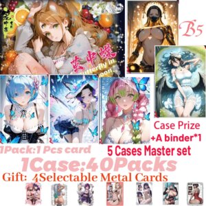 2025 Newest B5 Board Hobby Collection CardsCaged Butterfly Series Ⅱ Kafka Furina Rem Doujin Spicy Board Peel Board Gifts