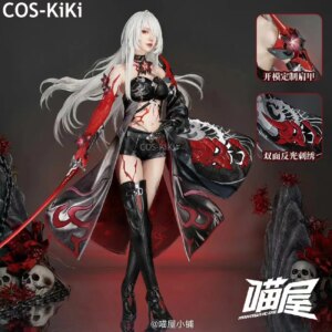 COS-KiKi Honkai: Star Rail Acheron Fade Skin Game Suit Elegant Uniform Cosplay Costume Halloween Party Role Play Outfit Women