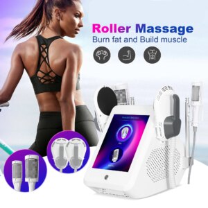 Portable 2in1 Body Slimming Muscle Building Roller Therapy Inner Roller Cellulite Massage Muscle Body Sculpt Machine