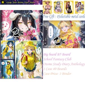 Big beard B5 Board School Fantasy Club Newest Goddess Story Cards Color Paper Dynamic Video Beautiful Card Kids Hobby Gifts