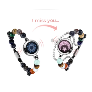 Totwoo Long Distance Beaded Solar System Bracelets for Couple Romantic Gift for Anniversary Birthday Jewelry