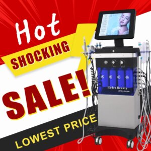 Hot selling 14 In 1 Diamond Peeling Hydro facial machine water jet Aqua facial Vacuum Skin Care Cleaning lifting bubble spa