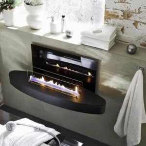 tuya wifi smart ethanol kamin fireplace smart flame electric alcohol burner fire