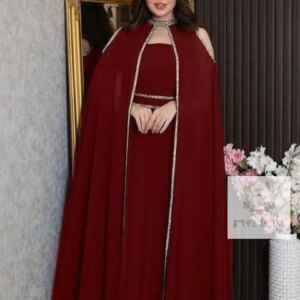 Customized Elegant Vintage Sexy Sequins Fashion Chiffon Customize Formal Occasion Prom Dress Evening Party Gowns