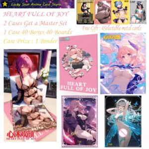 HEART FULL OF JOY A5 New Goddess Story Cards A5 Boards Get Full Set Anime Goddess Character Albedo Nezuko Rem Nami Power Zero 2
