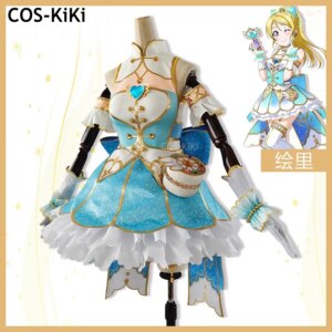COS-KiKi Anime Lovelive Ayase Eli Makeup Magic Awakening Game Suit Elegant Lovely Dress Cosplay Costume Halloween Party Outfit