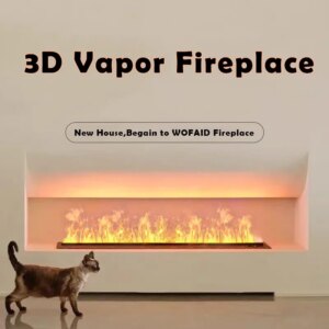 Electric Fireplace Vapor 3D Water Customized Fireplace Embedded Interior Decorativa Realistic Atomized Flame Steam Fireplace