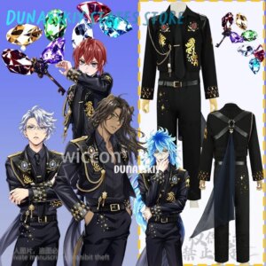 Game 5th 코스프레 Ace Jack Azul Kalim Vil Epel Idia Silver Lilia Floyd’s Anime Costume Coat Pants Customized