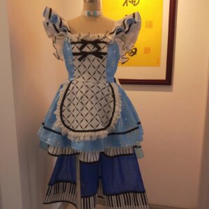 COS-HoHo Anime Lovelive! Spiral Tower Sakurauchi Riko Game Suit Sweet Lovely Dress Cosplay Costume Halloween Party Outfit