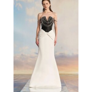 Classic Off The Shoulder Prom Dresses Mermaid Backless Floor Length Long Dress Business Wedding Set Formal Event Female Gowns