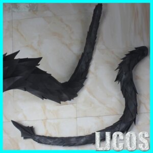 Perfect Devil Tail Dragon Scale Tail Cosplay Replica Prop Decoration Character Accessories