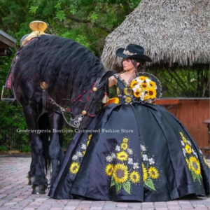 Mexican Princess Quinceanera Dresses 2025 Luxury 3D Floral Embroidery Beaded Applique vestidos para eventos especiales Custom