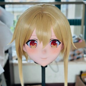 Customize Character Crossdressing Female/Girl Resin Full/Half Head With Lock Anime Cosplay Japanese Animego Kigurumi Mask