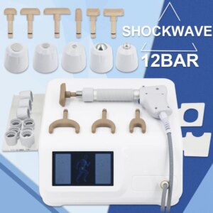 2025 Newest Pneumatic Shockwave Therapeutic Apparatus 12Bar For ED Therapy Relief Body Pain Massage Relaxation 2 In 1 Massager
