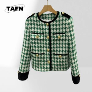 24 Popular Style High-Grade Cashmere Windproof Casual Women’s Cardigan Sweet Cute Autumn and Winter New Temperament