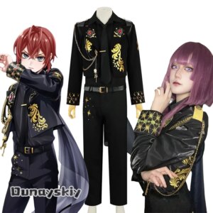 Anime Wonderland Cosplay 5th Anniversary Costumes Sparkly Beaded Diamond Suits 2 Pieces Set Role-play Suits Unisex Outfit s-2xl