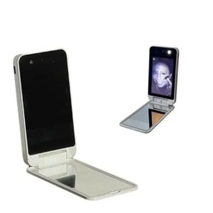 Portable Travel Compact Mirror with UV Camera for Sunscreen Test UV Makeup Mirror With 4-inch display