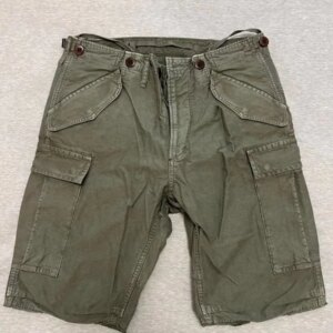VISVIM 0021 18AW SHORT EIGER Washed and used tooling shorts, military casual pants