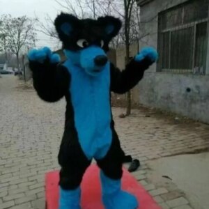 Furry Dog Mascot Costume Cosplay Party Ad Opening Fursuit Fancy Birthday