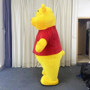Giant Full Body Inflatable Bear Mascot Costume Adult Walkable Blow Up Suit Stage Wear Character Fancy Dress for Entertainment