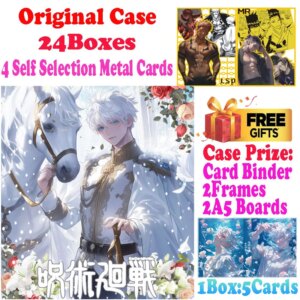 Newest Wholesale Yingka Culture Jujutsu Kaisen Acrylic Colored Paper JJK Trading Collection Card Anime Gojo Nanami ACG TCG