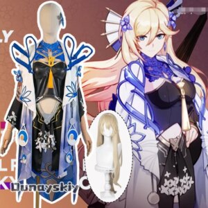 Dhurandaru Cosplay Honkai Impact 3rd Costume Chinoiserie Women’s Dresses dhurandaru Plus Size Lolita Anime Party Suit Role-play
