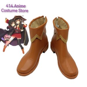 KonoSuba Cosplay Megumin Shoes Boots Anime God’s Blessing on This Wonderful World Halloween Party Costume Props Women Men