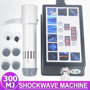 Hot Sale Shockwave Therapy Machine Massage For Effective ED Treatment Relieve Neck Pain Physiotherapy Shock Wave Massager 300MJ
