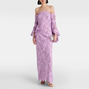 Epoch Prom Dresses فساتين سهرة Vestidos De Fiesta Floral Off-shoulder Lace Evening Gowns Elegant Formal Cocktail Party Gown