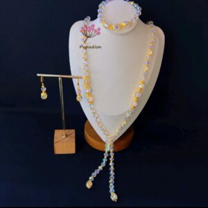 New Dubai High end Necklace, Earrings, Bracelets for Women’s Wedding Party Jewelry Set DD10513