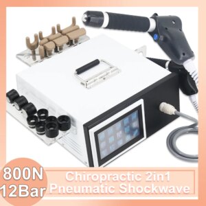 2025 New Pneumatic Shockwave Therapy Machine For ED Treatment Body Pain Relief 12Bar Professional Shock Wave Relaxation Massager