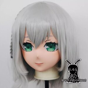 (RB28022)Customize Full Head Quality Handmade Female/Girl Resin Japanese Anime Cartoon Character Kig Cosplay Kigurumi Mask