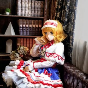 (KM5164)Top Quality Handmade Female Resin Cosplay Japanese Role Play Alice Kigurumi Mask Crossdresser Doll Transgender Mask