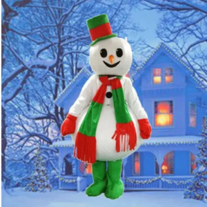 New Adult Hot Sale Foam Lovely Snowman Doll Fancy Cartoon Mascot Costume Plush Christmas Fancy Dress Halloween Mascot Costume