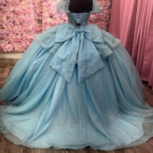 Customized Real Shinny Women Birthday Party Dress Cap Sleeve Crystal Bowknot Puffy Vestido De xv Anos Quinceanera 15 16 Girl New